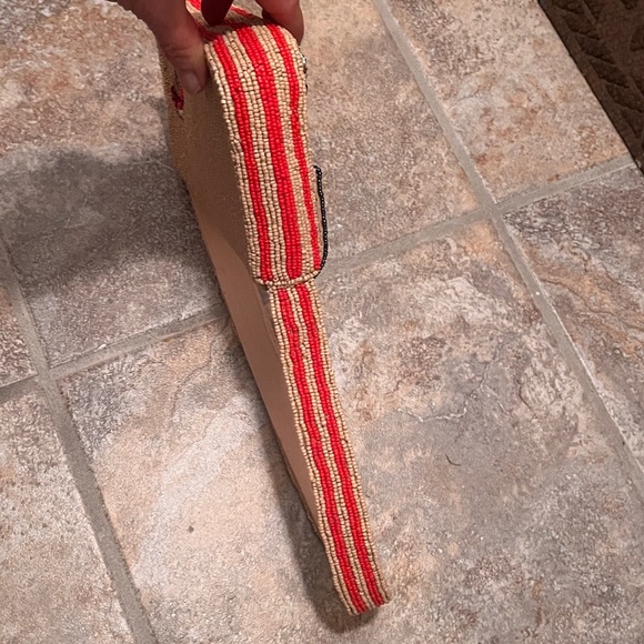 Anthropologie The Fiona Beaded Bag: Food & Drink Edition Mushroom NWT - Picture 8 of 16